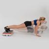 VibroShaper Fitness Vibrationsplatte mit Griff orange