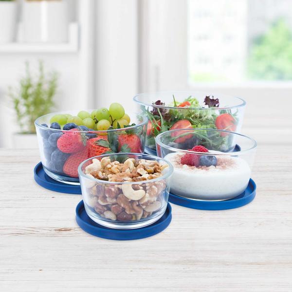 Livington Frische-Behälter-Set aus Glas 