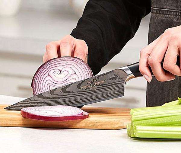 Trusted Butcher Messerset 3-tlg. inkl. Thermometer & Rezeptheft