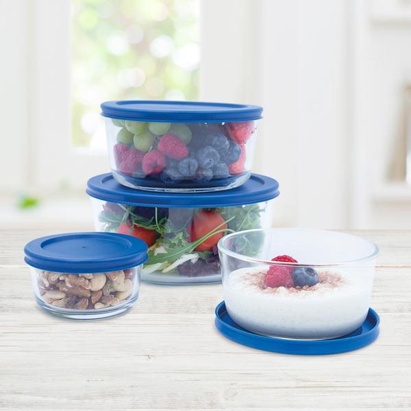Livington Frische-Behälter-Set aus Glas 