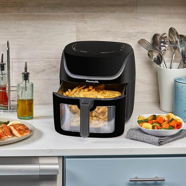 PowerXL Vortex PRO AirFryer 7in1 Heißluftfritteuse mit Sichtfenster