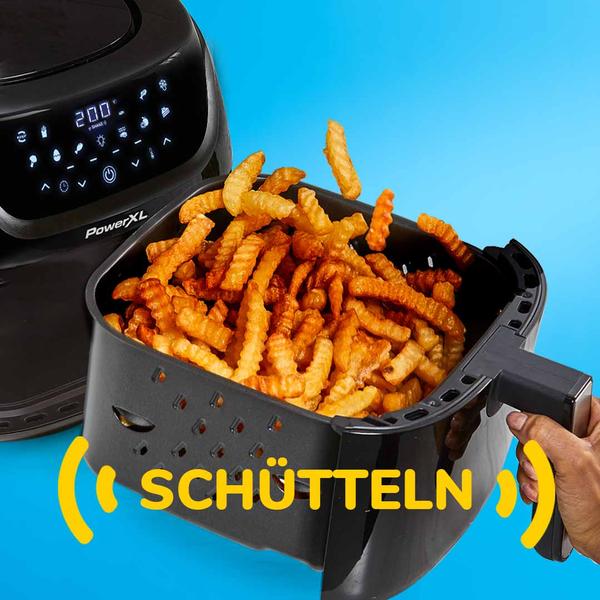 PowerXL Vortex PRO AirFryer 7in1 Heißluftfritteuse mit Sichtfenster