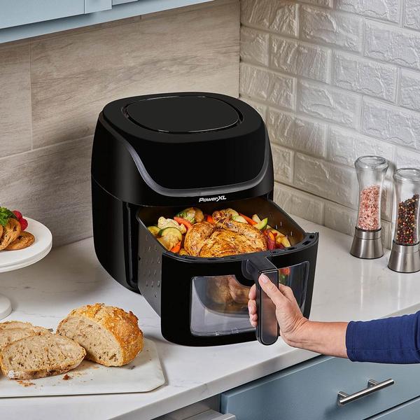 PowerXL Vortex PRO AirFryer 7in1 Heißluftfritteuse mit Sichtfenster