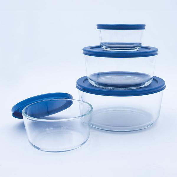 Livington Frische-Behälter-Set aus Glas 