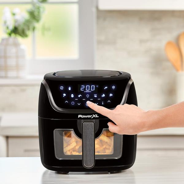 PowerXL Vortex PRO AirFryer 7in1 Heißluftfritteuse mit Sichtfenster