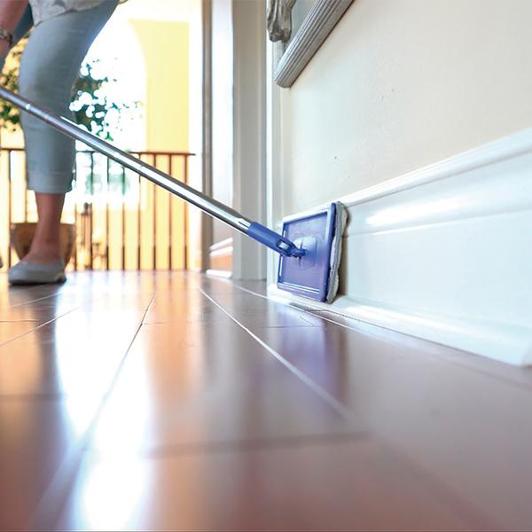 Livington Touchless Mop Bodenwischer mit Auswringfunktion inkl. Mikrofaser-Pad